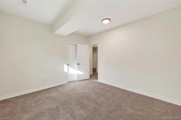a view of an empty room