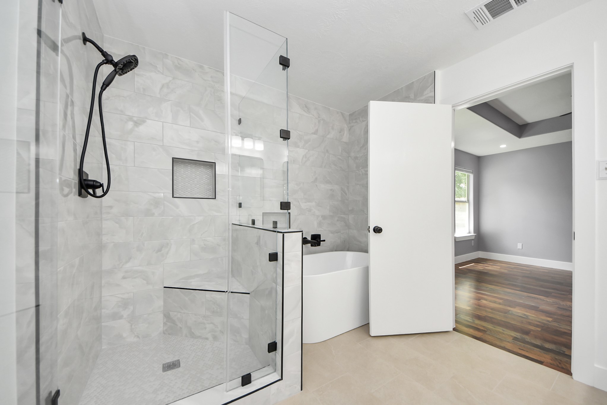 24027 Pinecreek Point Spring, TX 77373 - Photo 24 of 41 Primary Bathroom Standing Shower