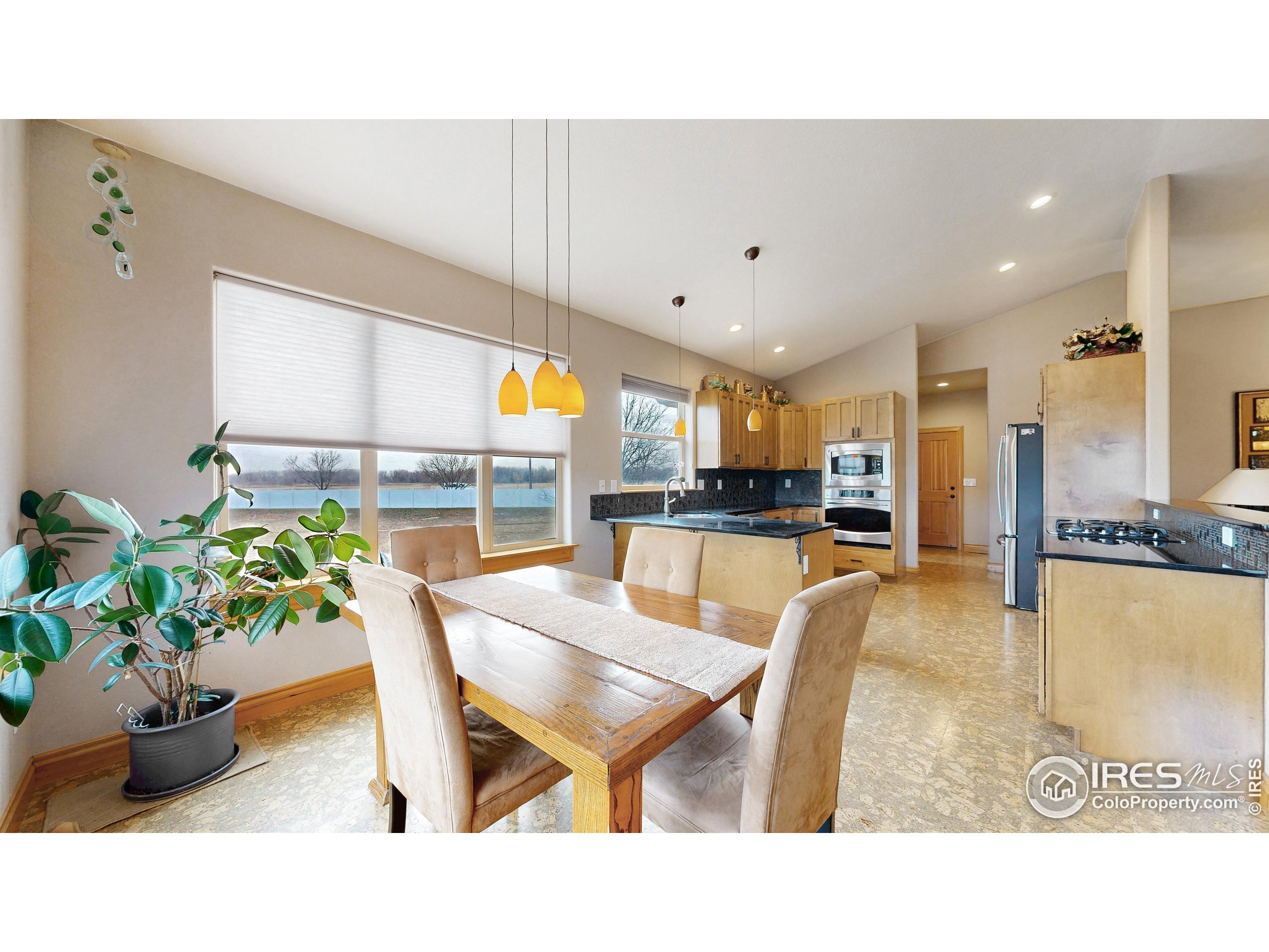 3602 Doral Place Longmont, CO 80503 - Photo 9 of 40 a living room with stainless steel appliances kitchen island granite countertop furniture and a kitchen view