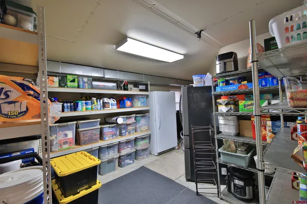 a view of storage and utility room