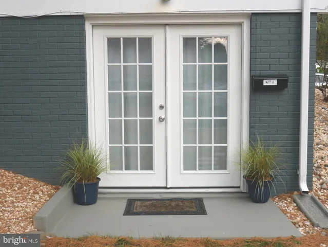 a view of front door