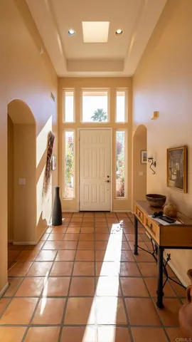 a very nice looking room with a large window