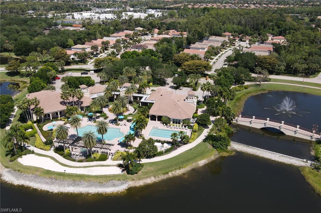 2346 Butterfly Palm Drive Naples, FL 34119 - Photo 43 of 45 Aerial overview of property's location with a large body of water and a pool