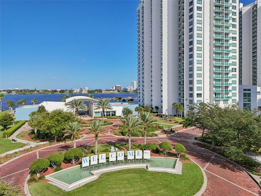 241 Riverside Drive, Unit 305 Daytona Beach, FL 32117 - Photo 21 of 35 a view of a city with tall buildings