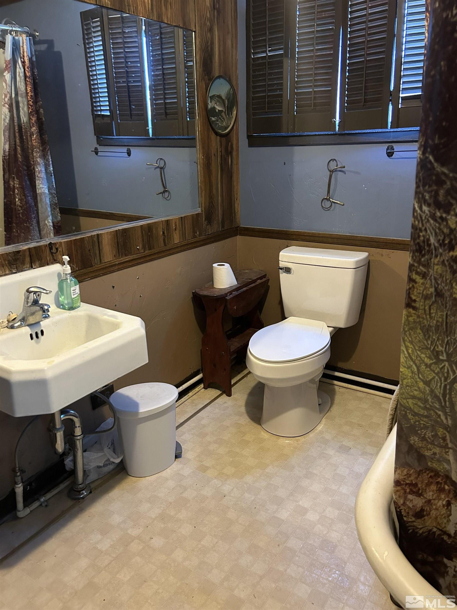 13200 Carson Highway Fallon, NV 89406 - Photo 17 of 35 a bathroom with a toilet sink and mirror