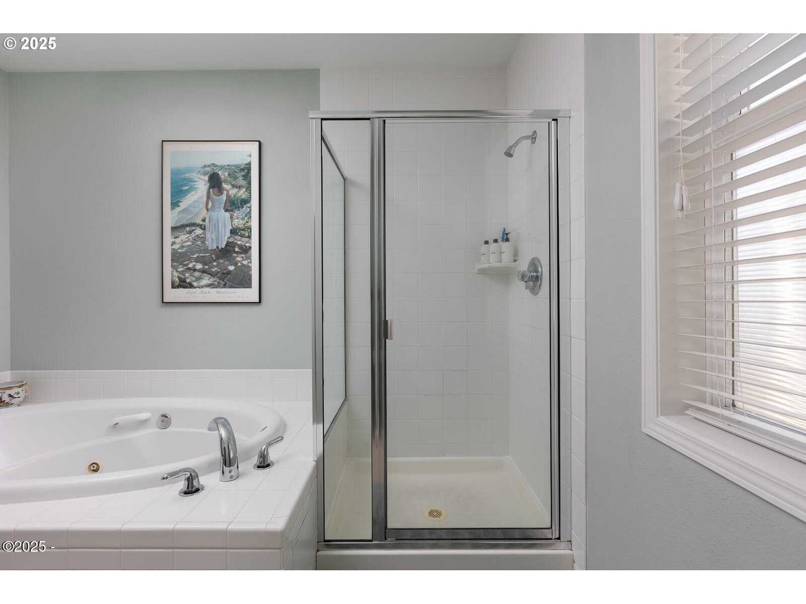 1113 Highway 101, Unit 48 Depoe Bay, OR 97341 - Photo 23 of 40 a bathroom with a bathtub and a shower