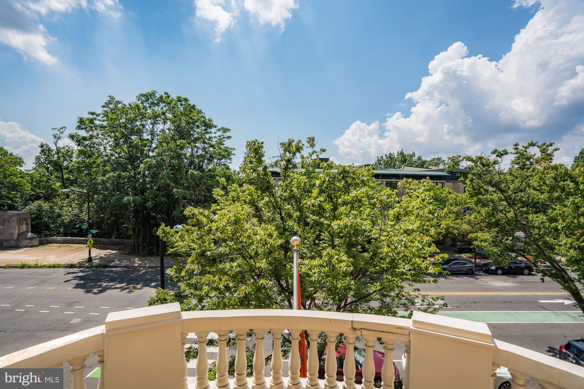 2301 Calvert Street Northwest Washington, DC 20008 - Photo 11 of 16 Third Floor Balcony w views toward Rock Creek Park