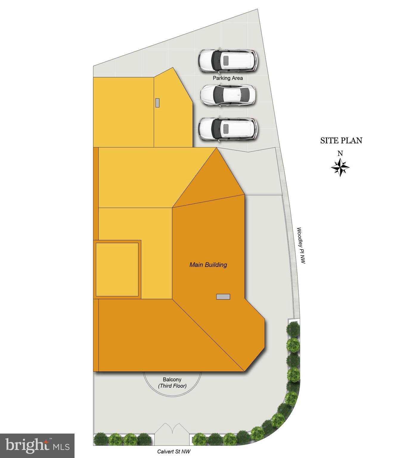 2301 Calvert Street Northwest Washington, DC 20008 - Photo 12 of 16 Site Plan
