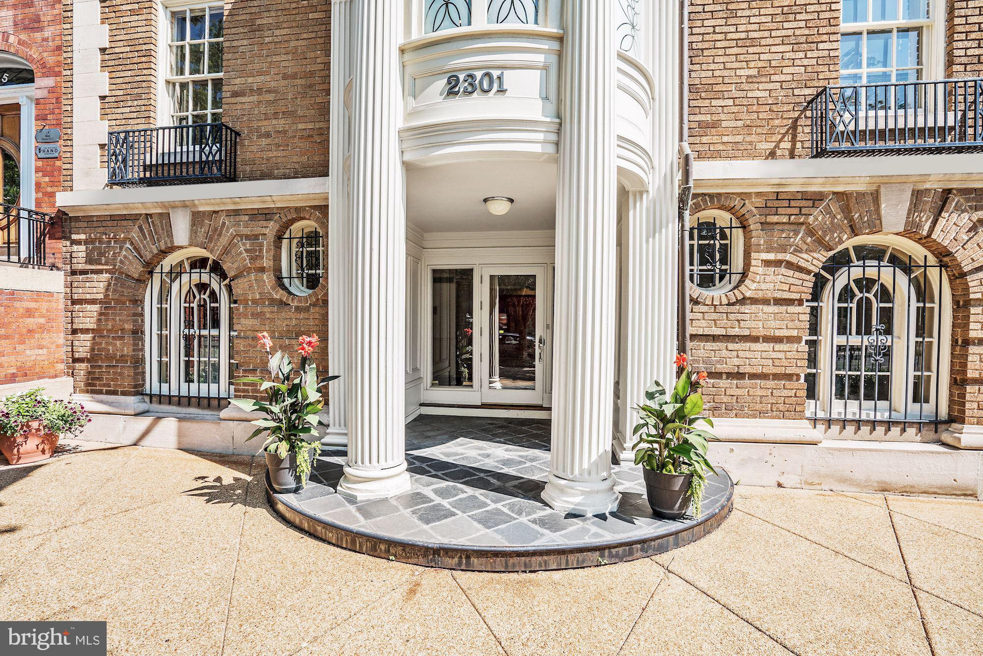 2301 Calvert Street Northwest Washington, DC 20008 - Photo 3 of 16 Gracious Entry Courtyard