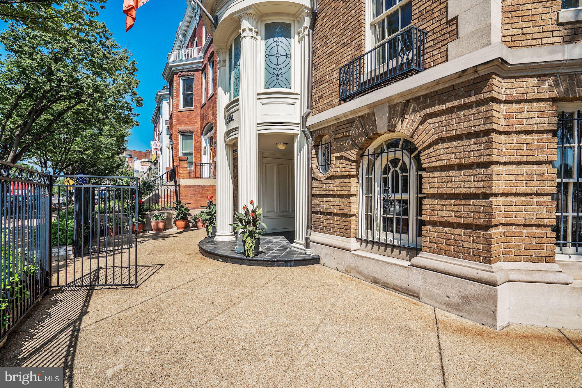 2301 Calvert Street Northwest Washington, DC 20008 - Photo 4 of 16 Courtyard Wraps Around Corner