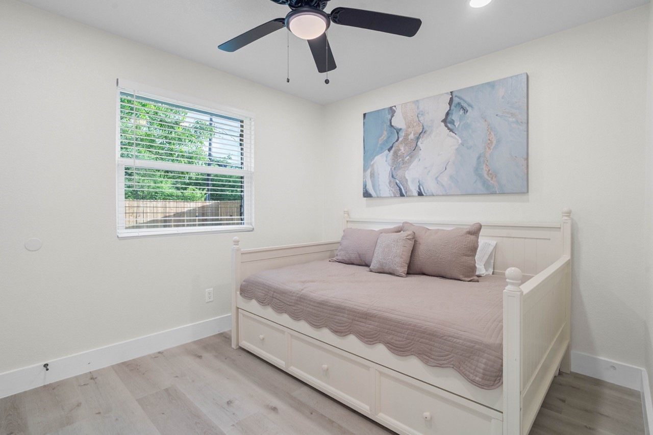 3138 Sunbeam Street Houston, TX 77051 - Photo 35 of 50 Soft natural light and calming tones bring warmth and serenity to this charming, thoughtfully designed bedroom.