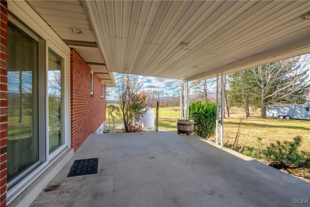 5505 Mountain Road Germansville, PA 18053 - Photo 11 of 59 Covered Rear Porch