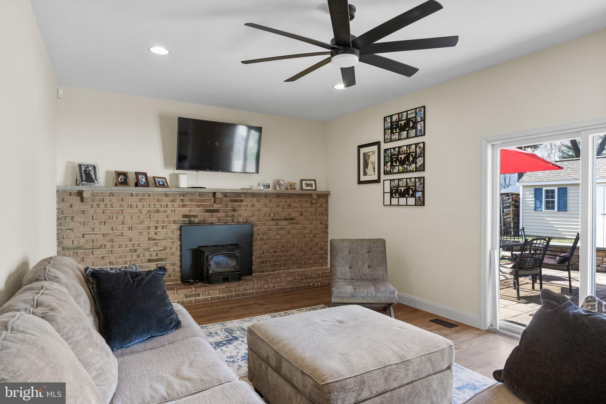 508 Perry Drive Mount Laurel, NJ 08054 - Photo 17 of 61 a living room with furniture and a fireplace