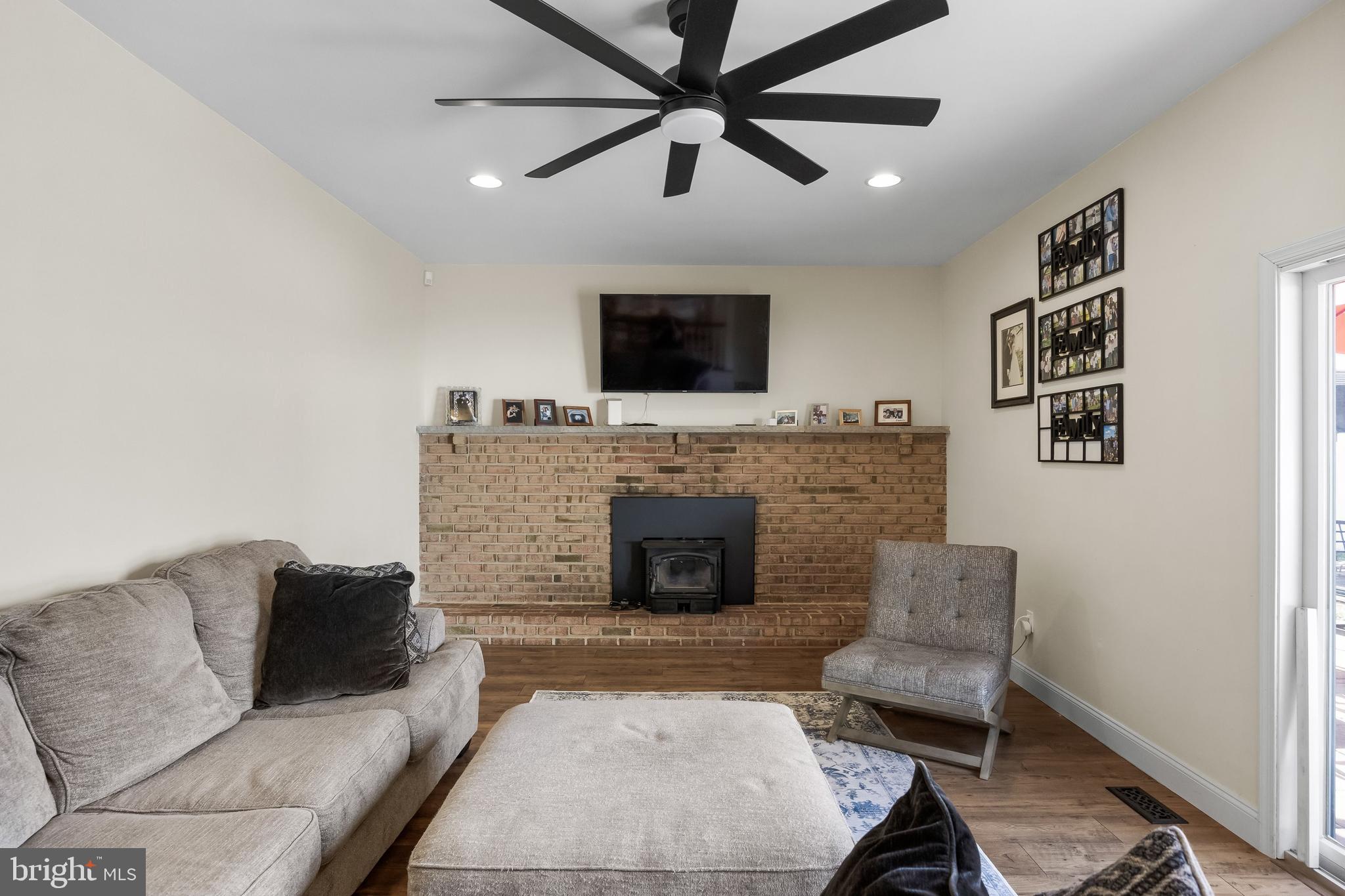 508 Perry Drive Mount Laurel, NJ 08054 - Photo 18 of 61 a living room with furniture and a fireplace