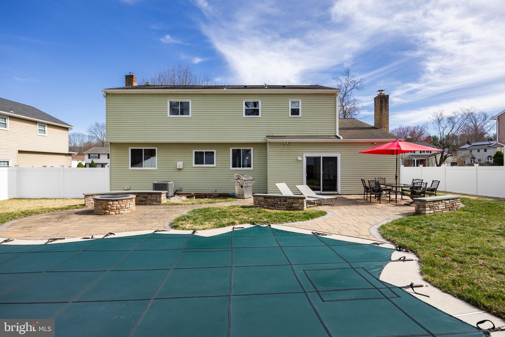 508 Perry Drive Mount Laurel, NJ 08054 - Photo 45 of 61 a view of a house with swimming pool and sitting area