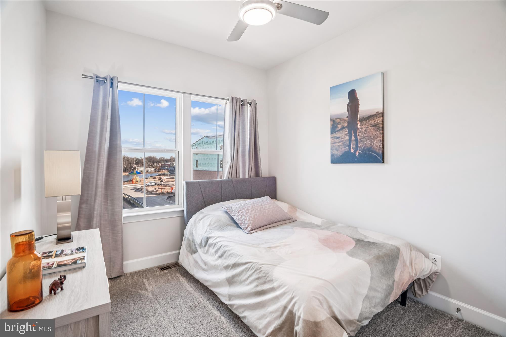 6732 Belcrest Road Hyattsville, MD 20782 - Photo 14 of 24 Bright and airy bedroom with scenic views.