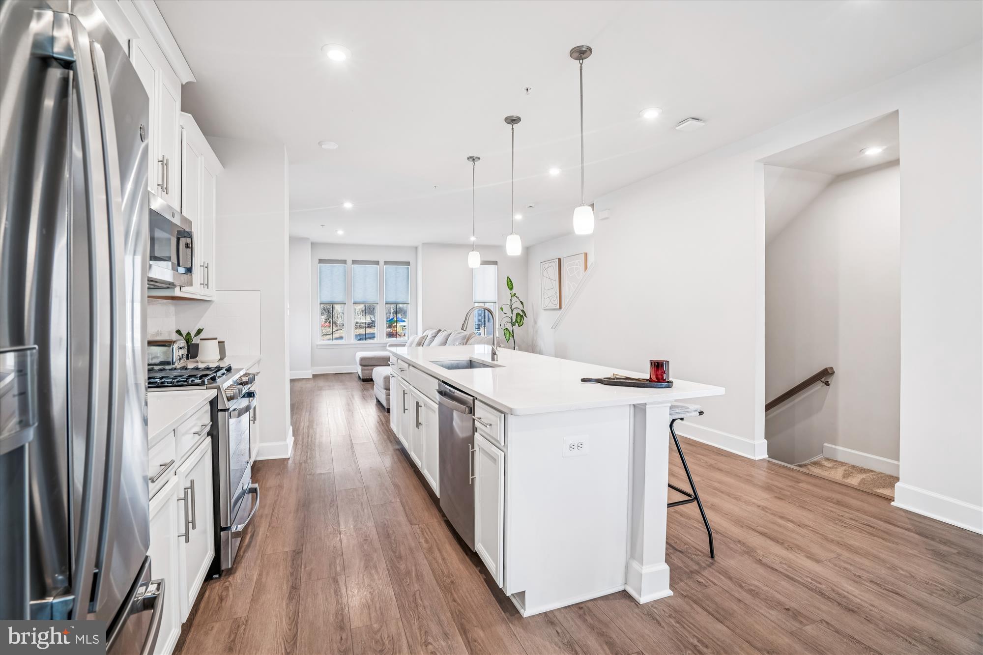 6732 Belcrest Road Hyattsville, MD 20782 - Photo 8 of 24 Modern kitchen with sleek finishes.