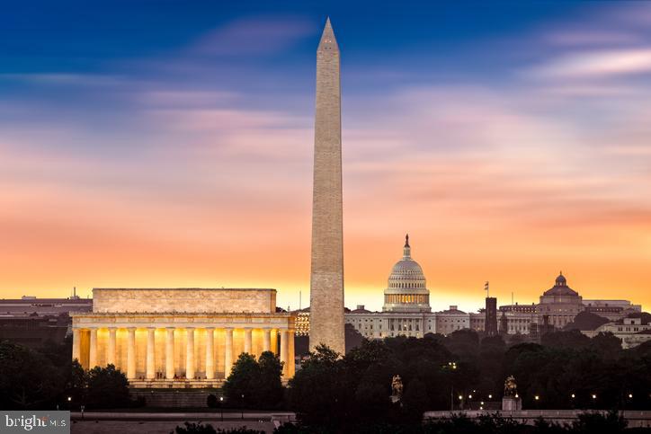 3903 Belle Rive Terrace Alexandria, VA 22309 - Photo 69 of 69 a view of a city with tall buildings and ocean view