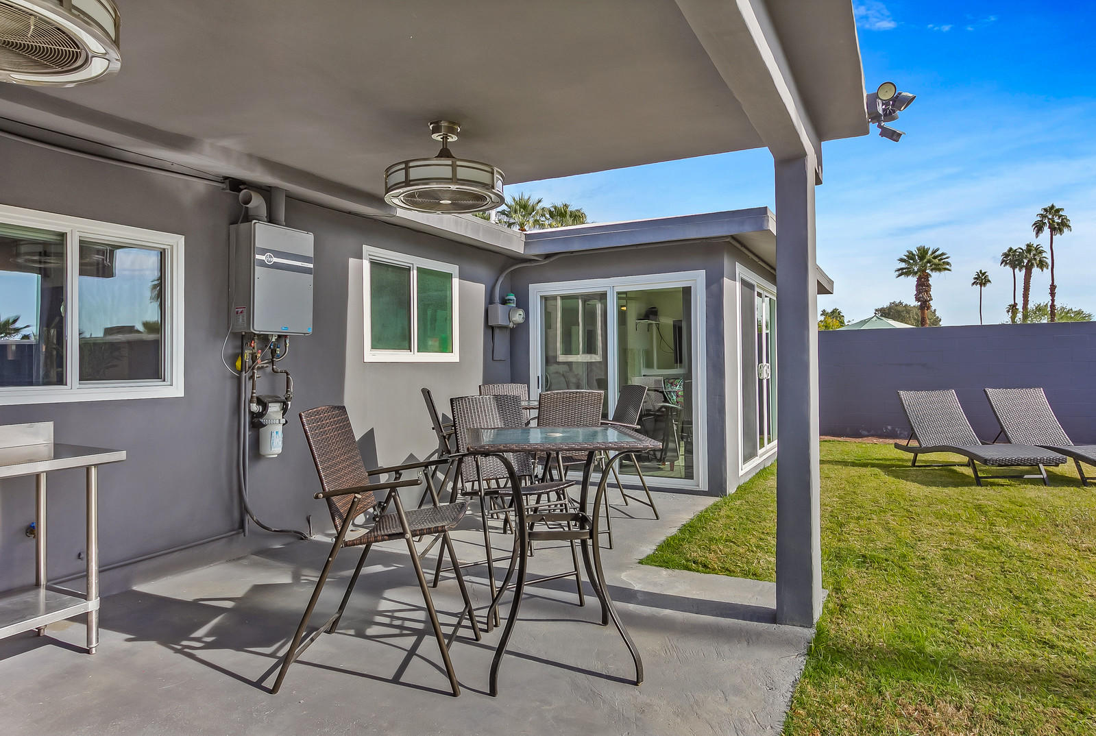70061 Chappel Road Rancho Mirage, CA 92270 - Photo 22 of 26 a view of an outdoor dining space with furniture