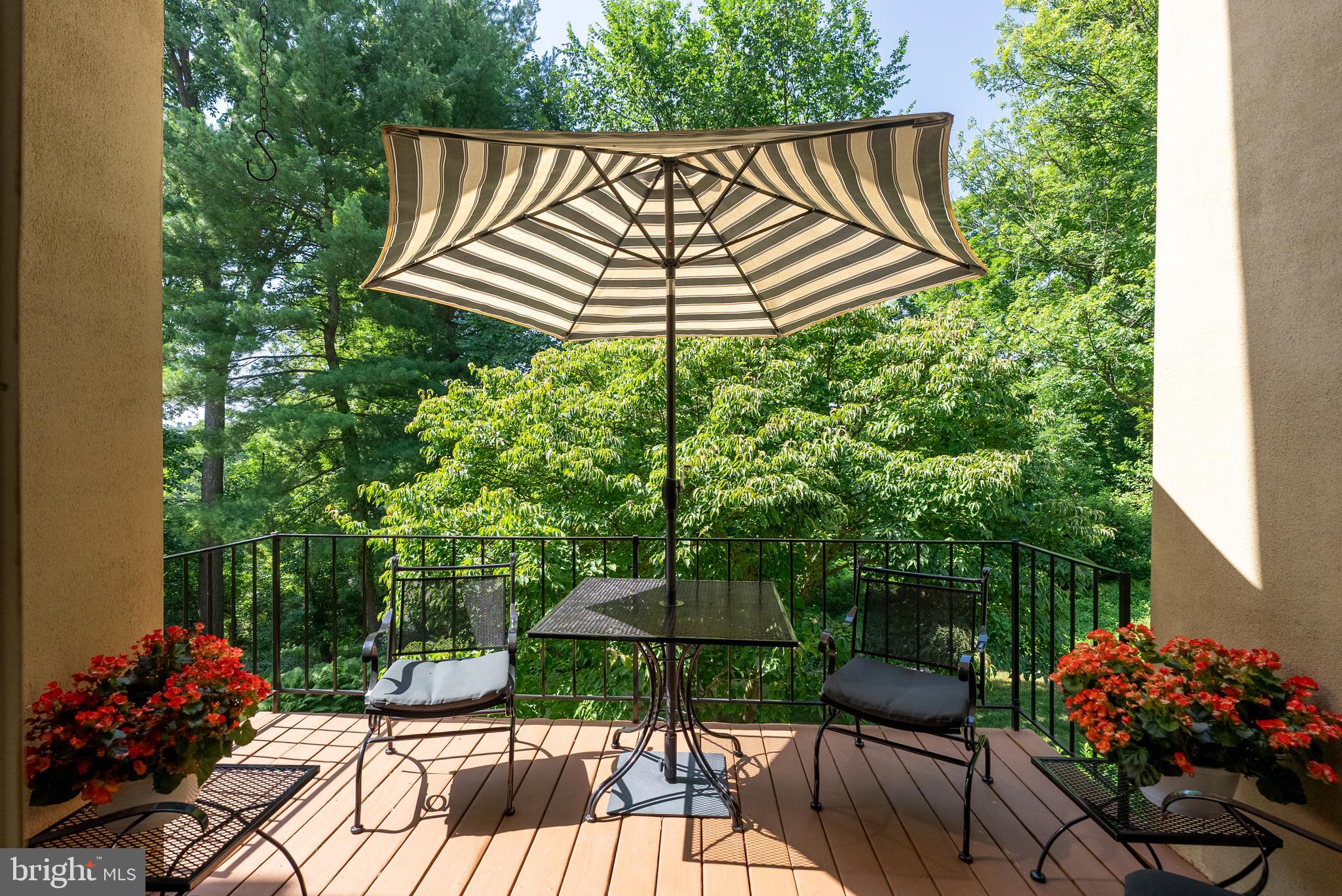 8001 Strauff Road, Unit 19 Baltimore, MD 21204 - Photo 15 of 54 Deck Off of Dining Room