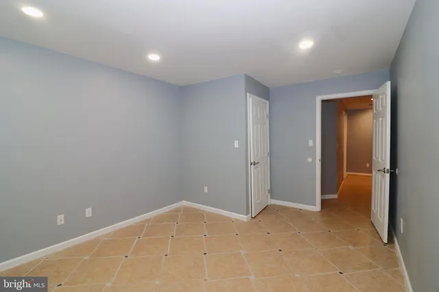 a house with trees in front of it