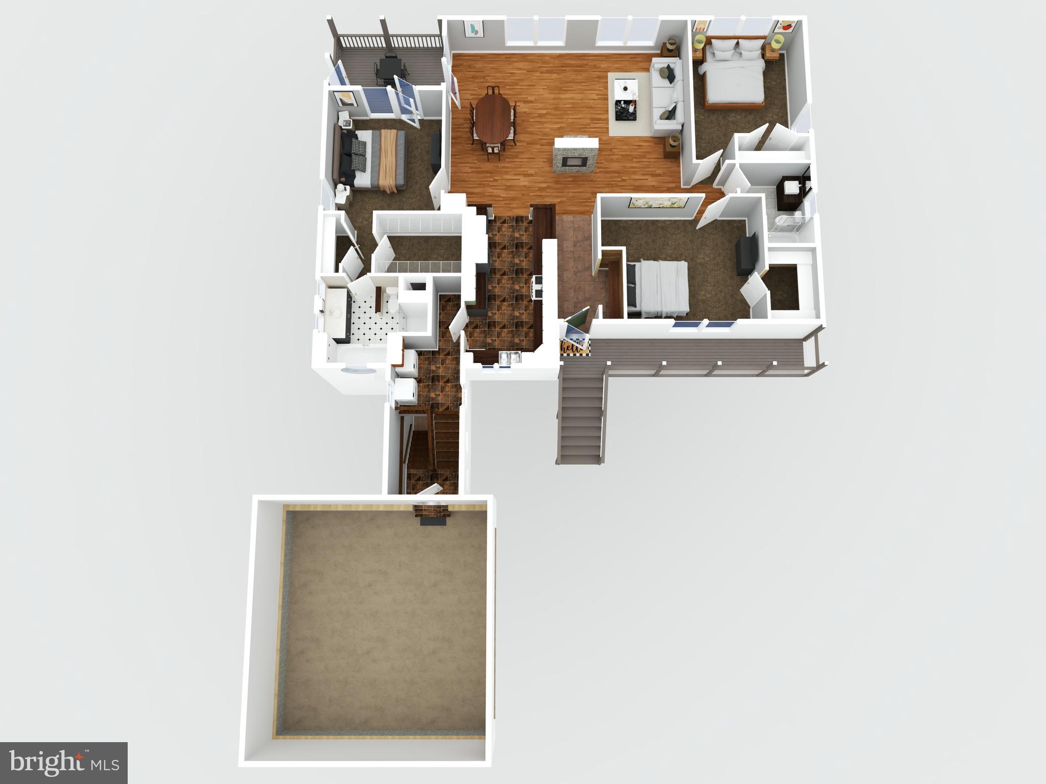 1111 Eastover Parkway Locust Grove, VA 22508 - Photo 61 of 62 3D Floor Plan Main Level