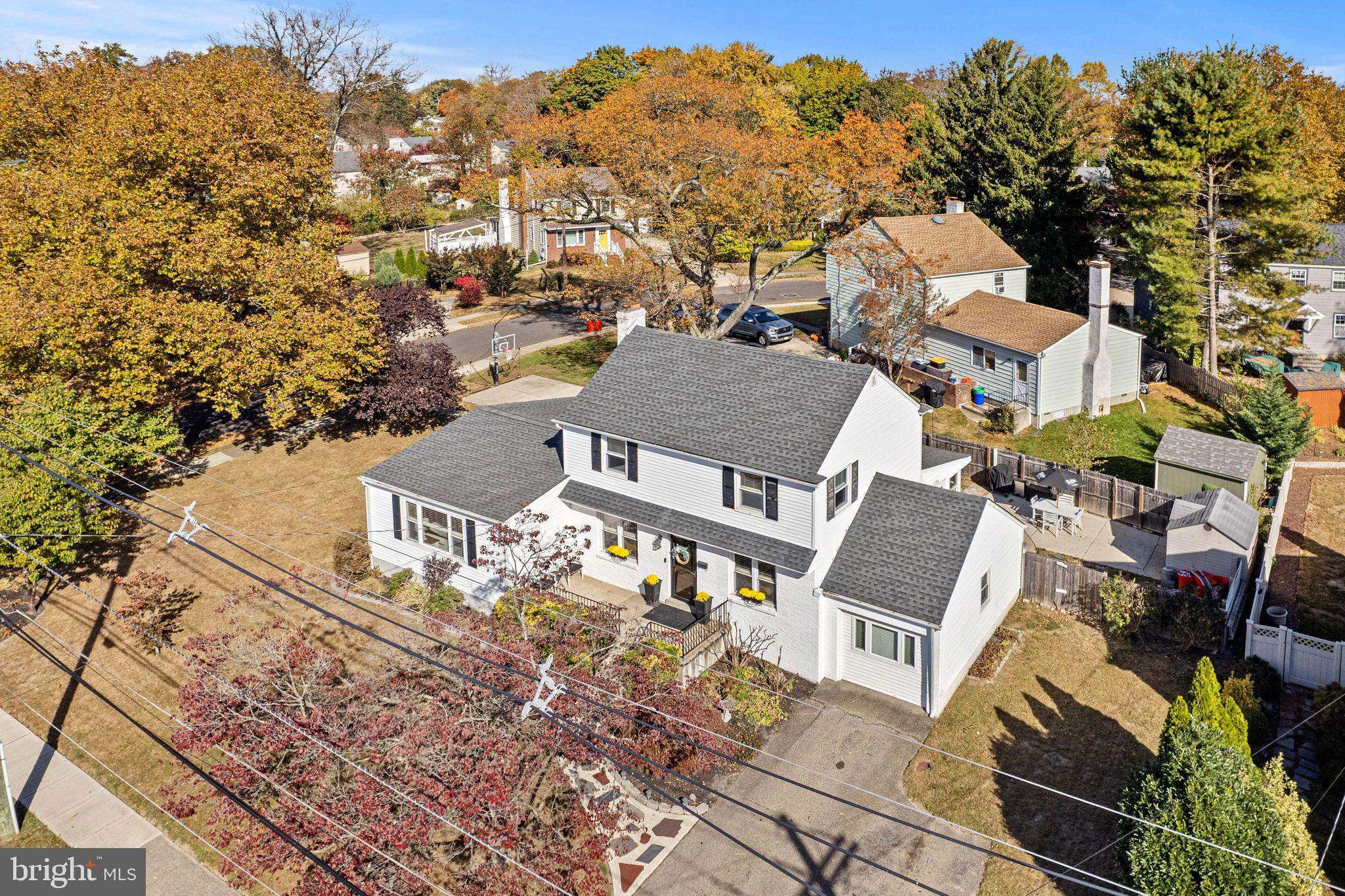 273 Hopkins Road Haddonfield, NJ 08033 - Photo 34 of 35 aerial view of residential houses with outdoor space