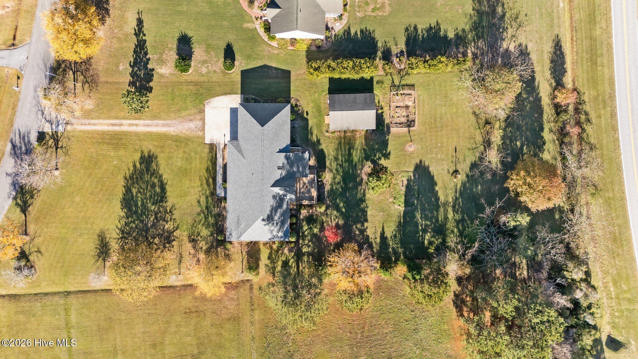 155 Teach's Cove Road Bath, NC 27808 - Photo 43 of 47 Overhead Aerial View