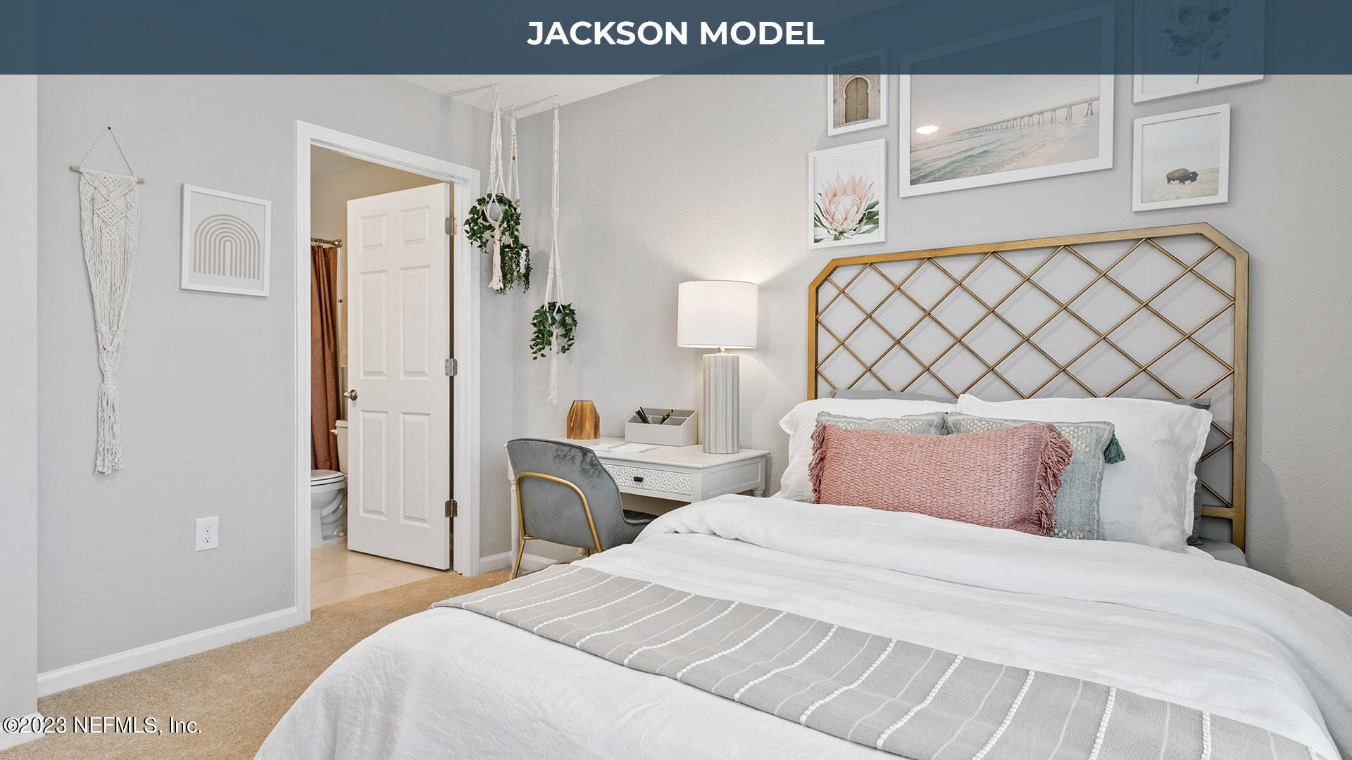 8382 Retrograde Road Jacksonville, FL 32256 - Photo 12 of 33 a bedroom with a bed and a night stand