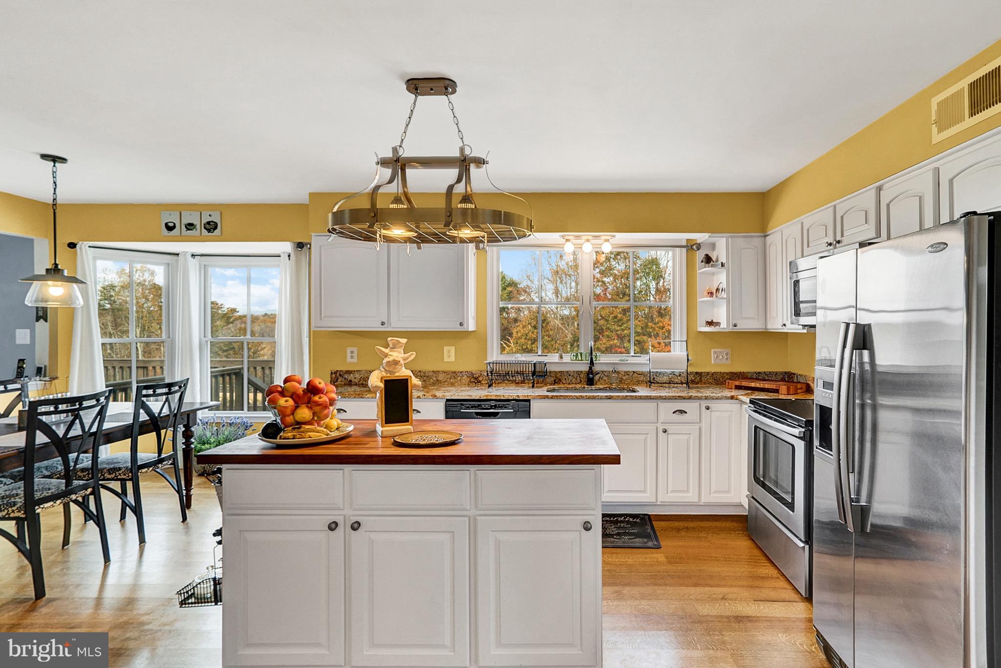 9692 Ridge View Drive Marshall, VA 20115 - Photo 5 of 26 a kitchen with counter top space cabinets and appliances