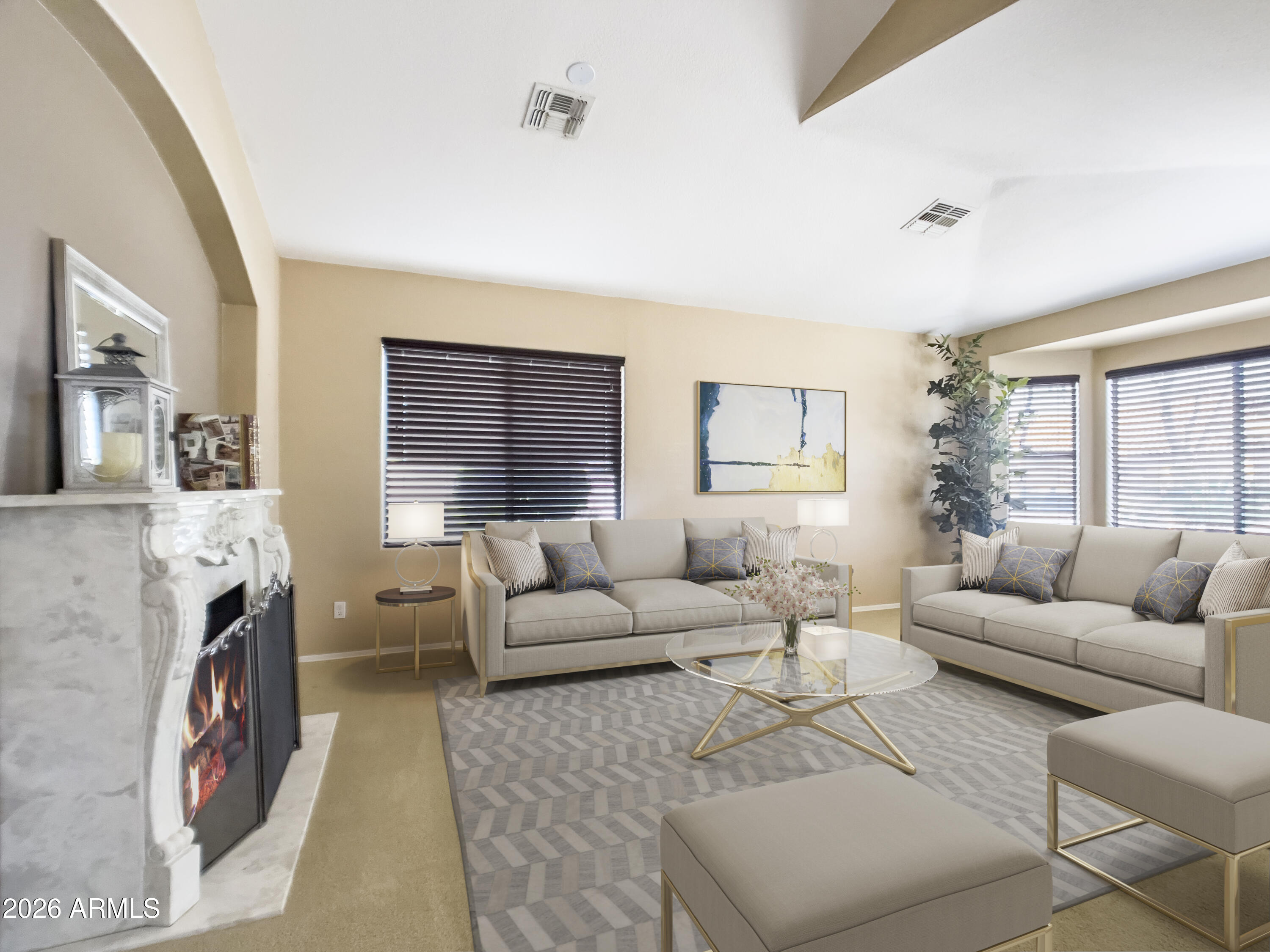 1084 North Martingale Road Gilbert, AZ 85234 - Photo 11 of 16 Formal Living Room staged