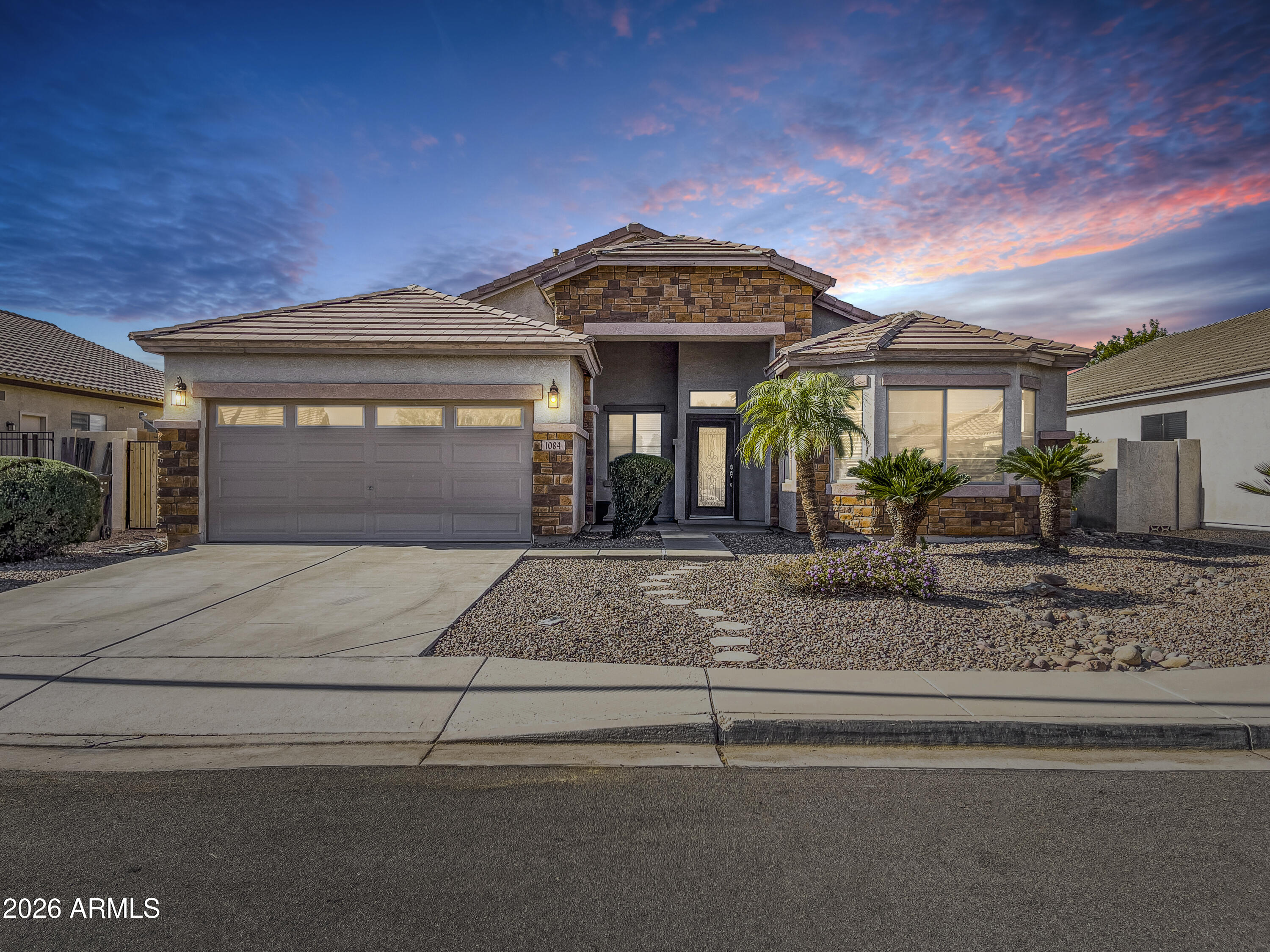 1084 North Martingale Road Gilbert, AZ 85234 - Photo 15 of 16 Front View Twilight