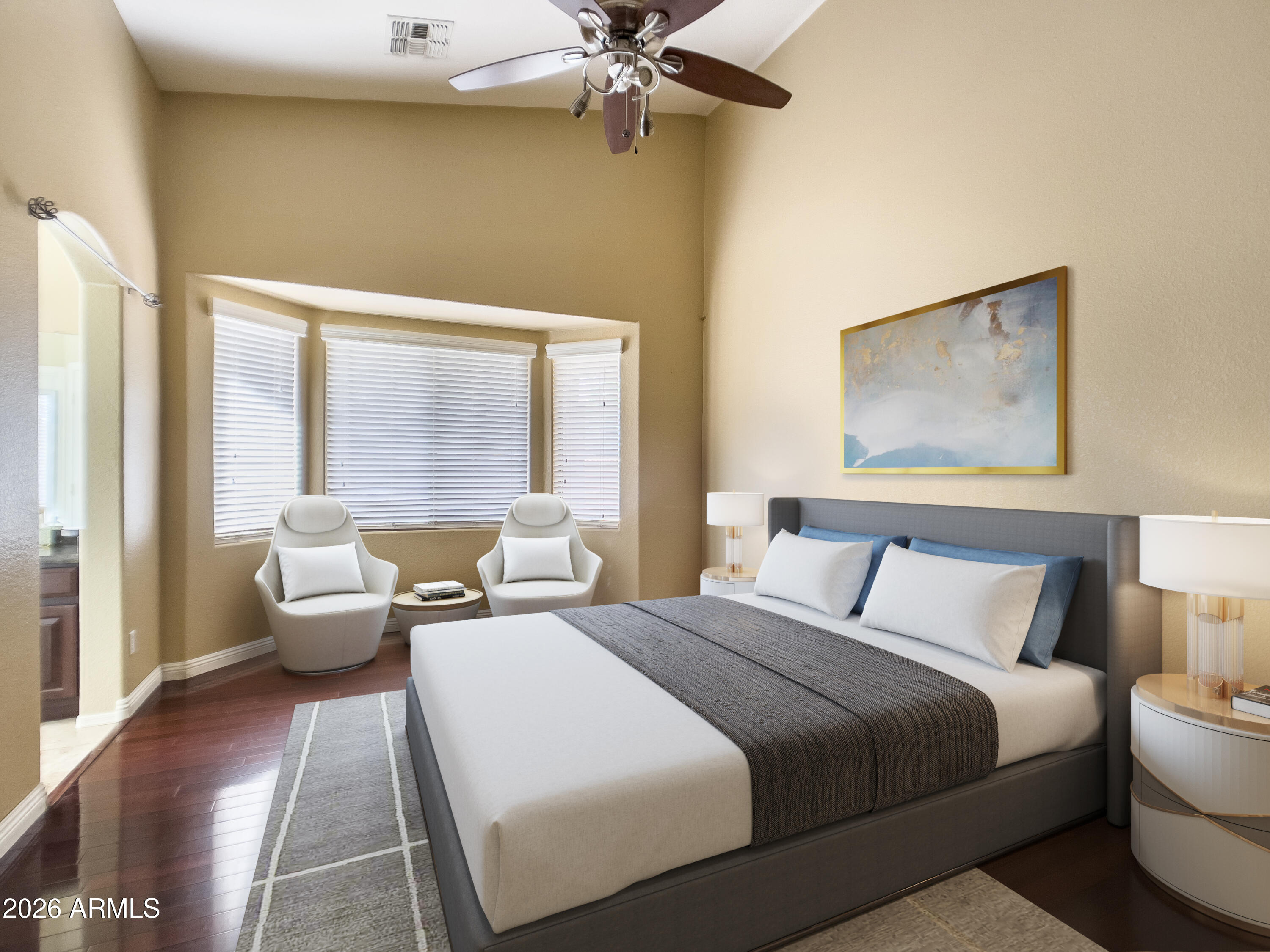 1084 North Martingale Road Gilbert, AZ 85234 - Photo 5 of 16 Master Bedroom staged