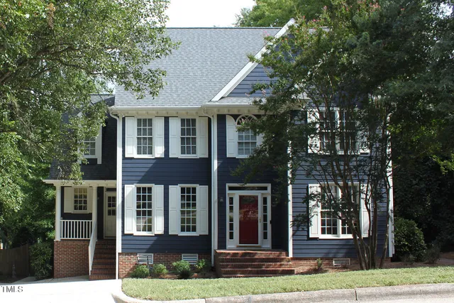 front view of house with a yard