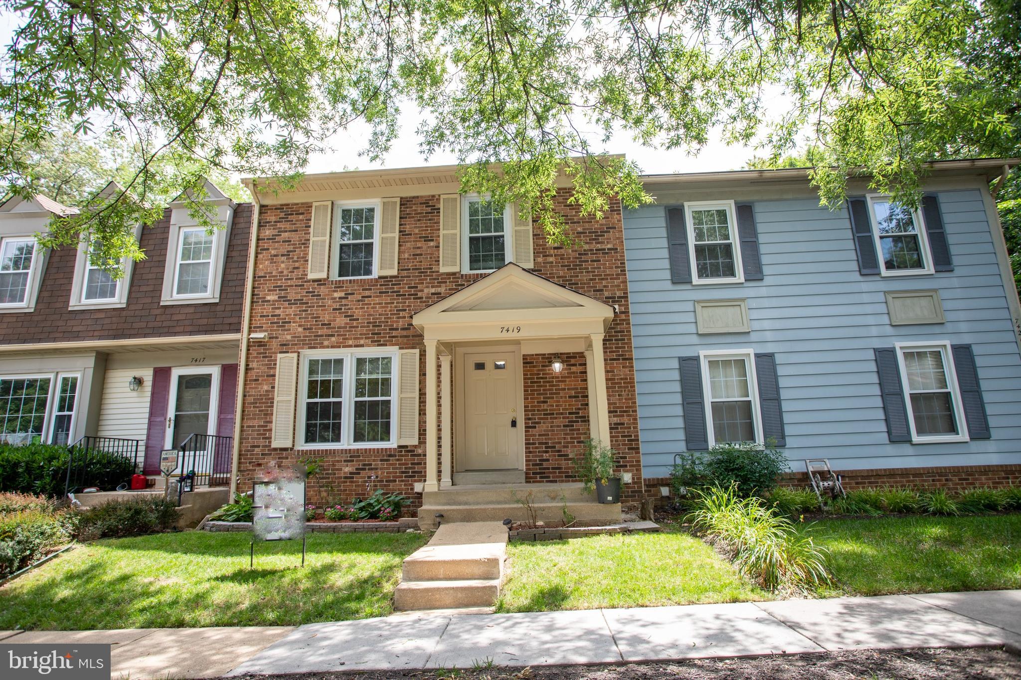 Brick front with porch