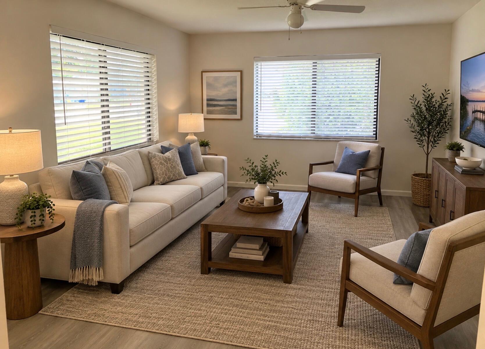 2222 Northwest 3rd Avenue Boca Raton, FL 33431 - Photo 2 of 9 Living room - virtually staged