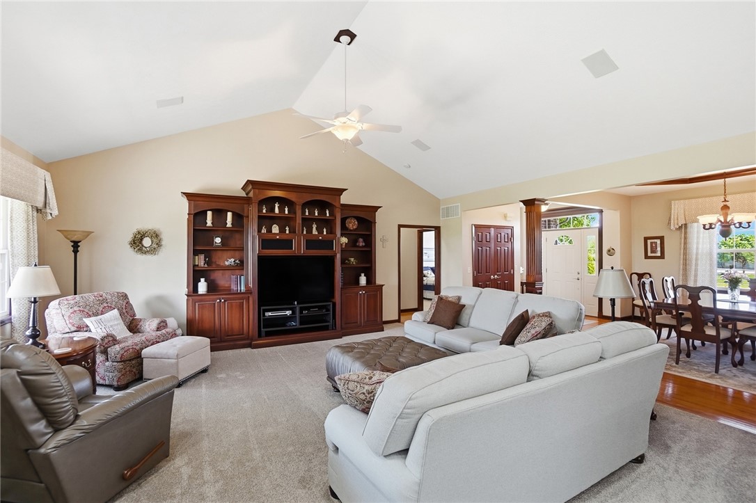 710 Governors Road Troy, OH 45373 - Photo 55 of 56 This inviting living area boasts high ceilings, elegant built-in features, and an open floorplan.