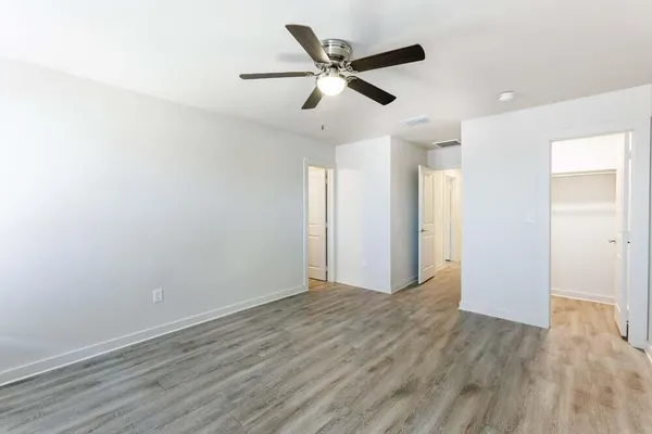 wooden floor in an empty room