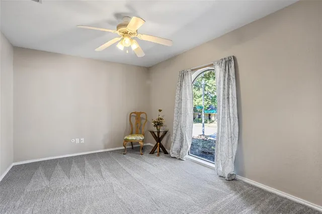 a view of workspace with a window