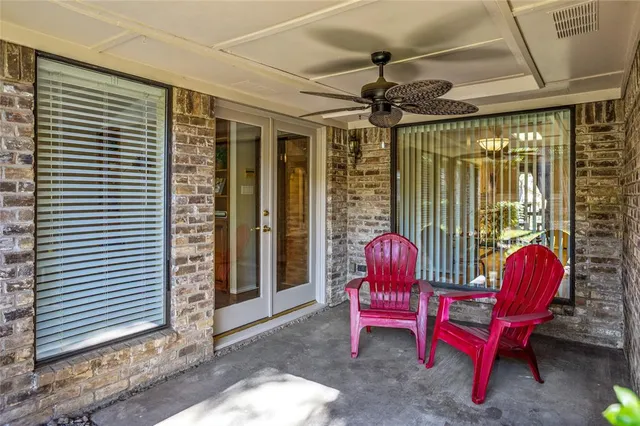 a view of a room with chairs