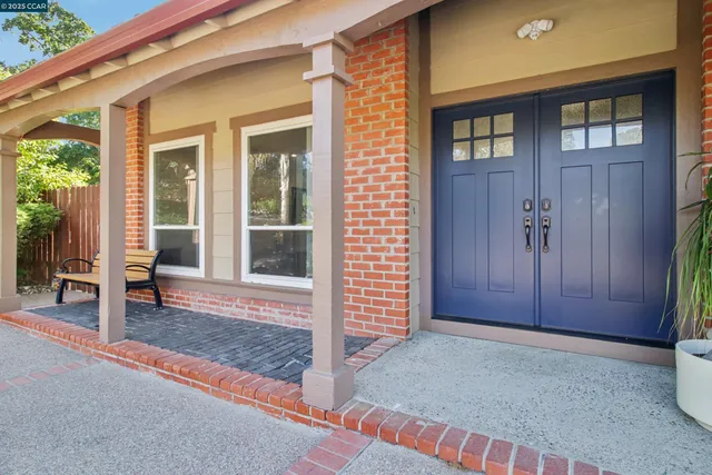 a view of front door of a house