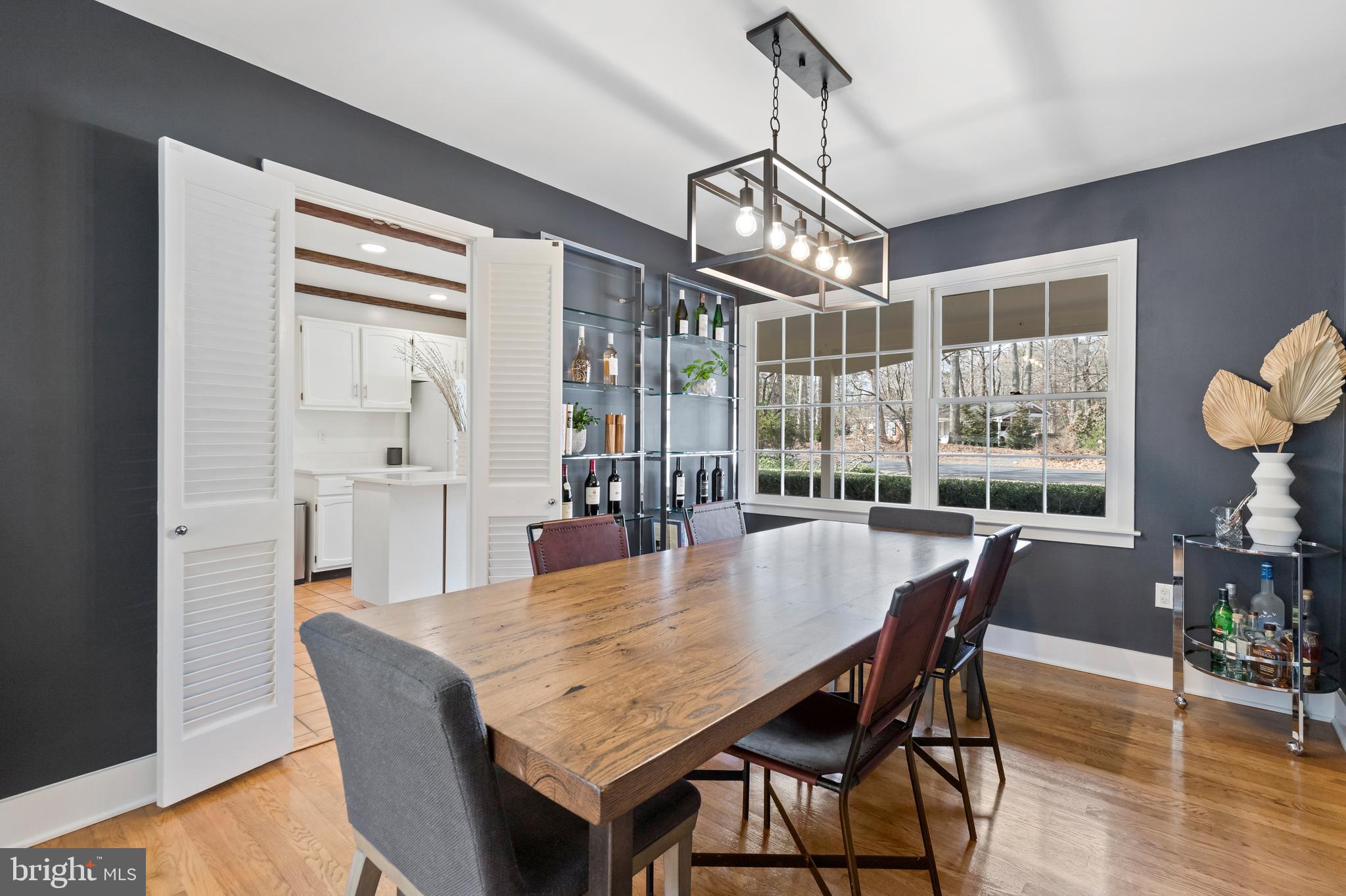 2509 Goldcup Lane Reston, VA 20191 - Photo 15 of 43 Beautiful shelving and rectangular chandelier