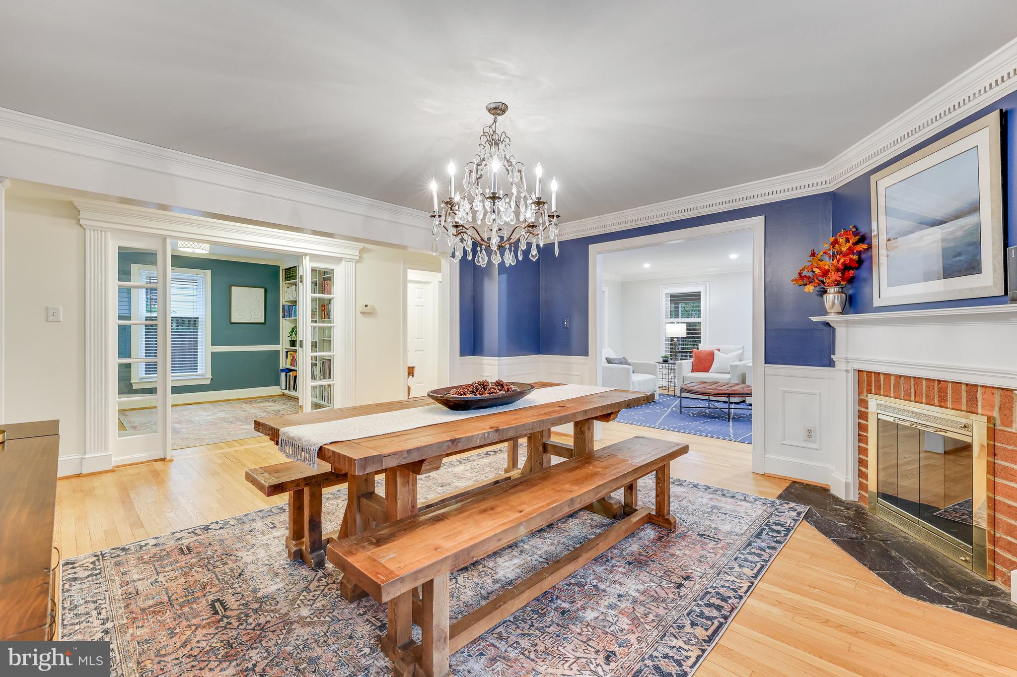 6804 Baron Road McLean, VA 22101 - Photo 14 of 66 Opens to Living Room and Views towards Office