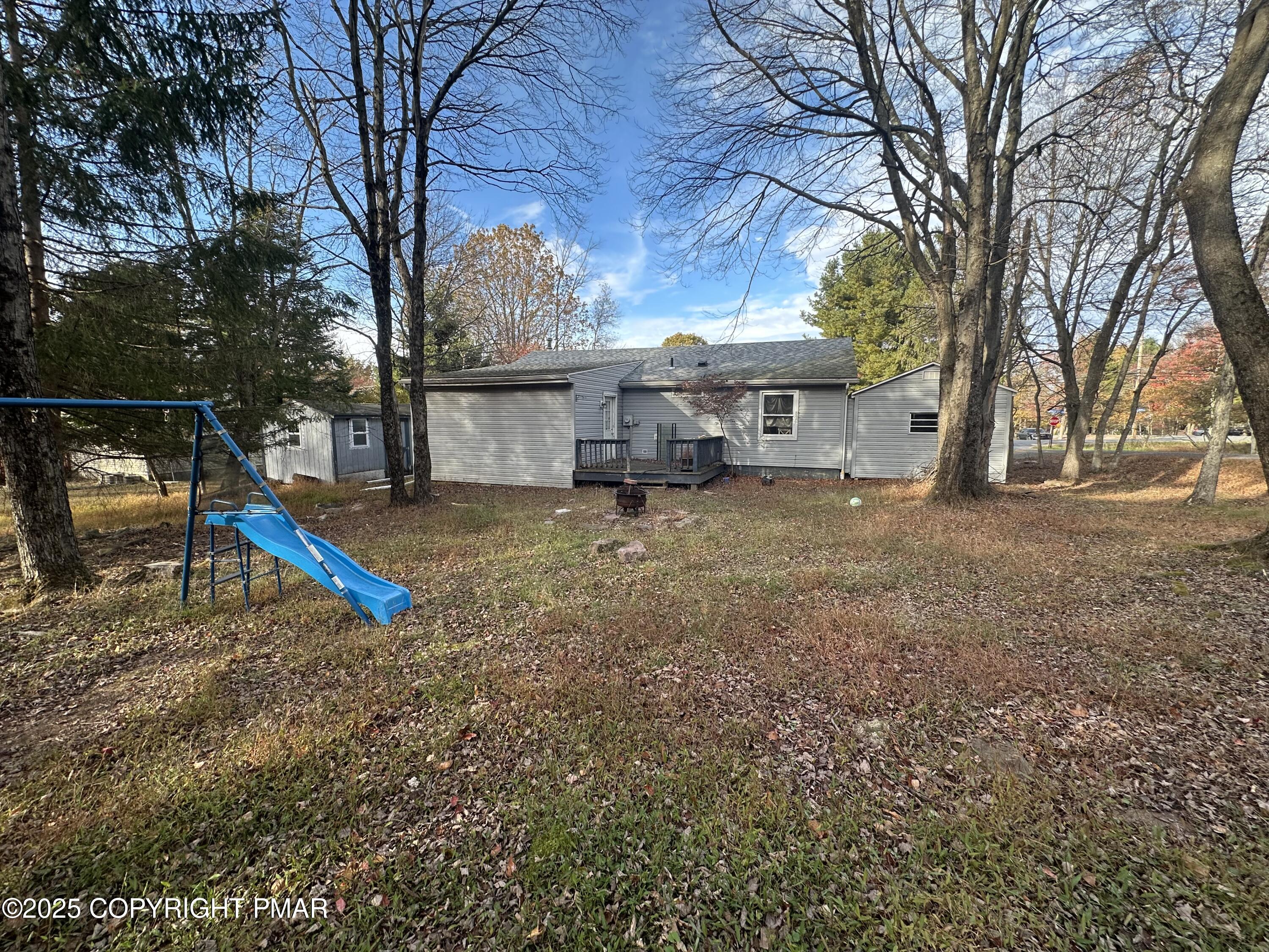 492 Mountain Road Albrightsville, PA 18210 - Photo 5 of 23 Backyard