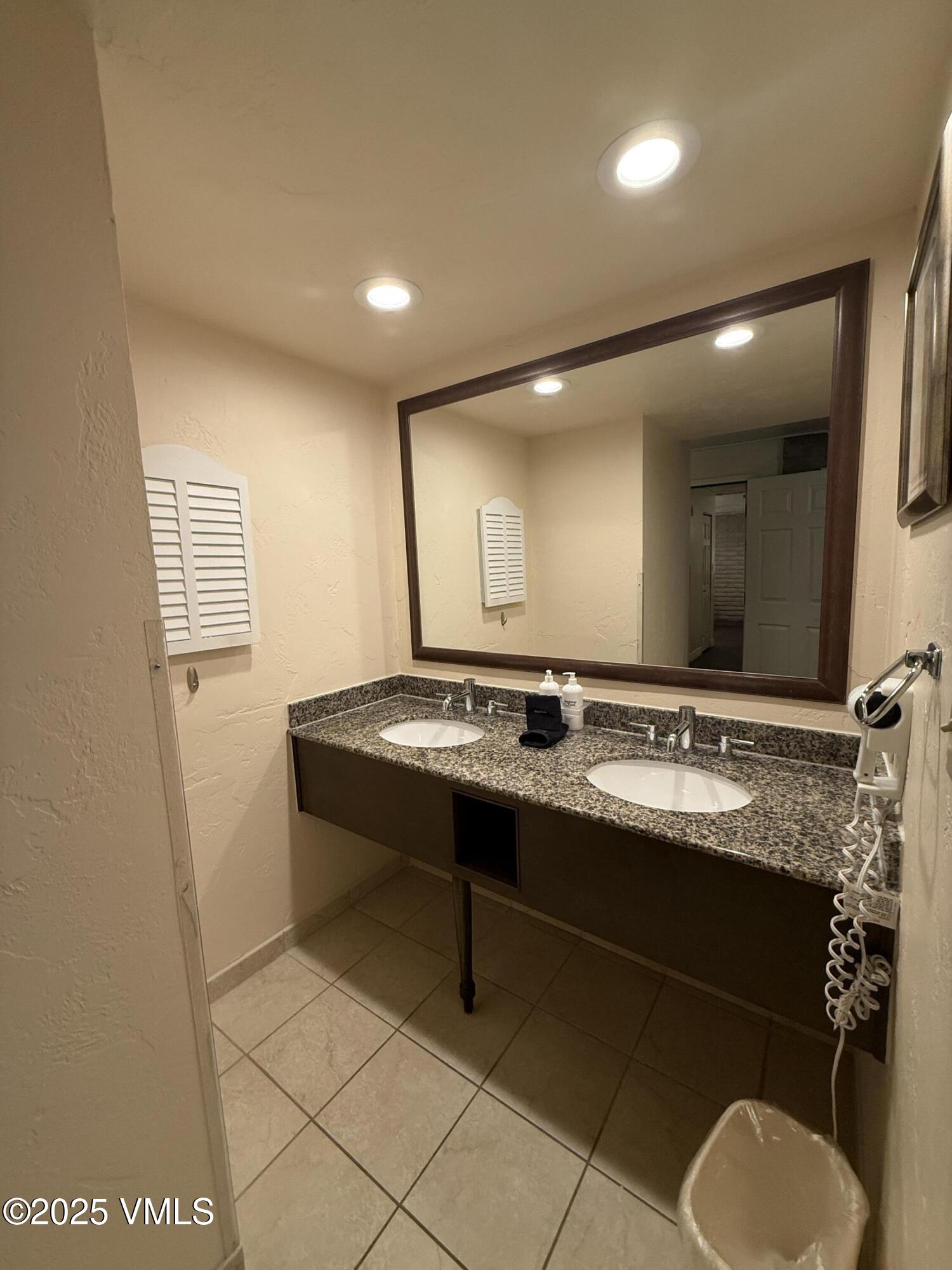 1020 Vail View Drive, Unit 220139 Vail, CO 81657 - Photo 9 of 23 a bathroom with a sink a toilet and mirror