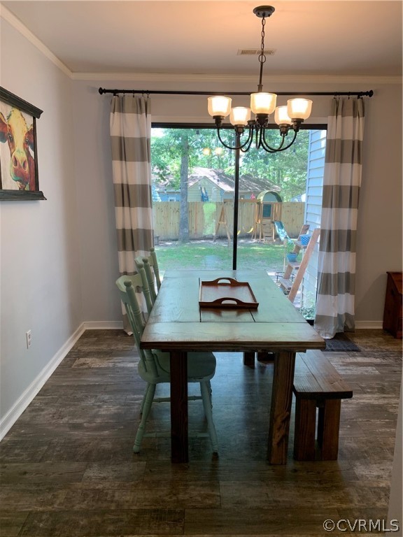 2856 Iverson Road Midlothian, VA 23112 - Photo 8 of 34 a view of a dining room with furniture window and outside view