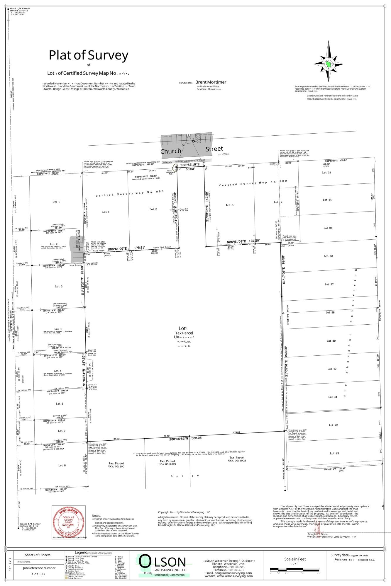Lt1 Church Street Sharon, WI 53585 - Photo 2 of 16 survey.jpg.pdf