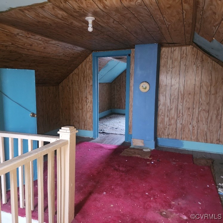 116 Ruffin Street Emporia, VA 23847 - Photo 22 of 23 Additional living space with wooden ceiling, woode