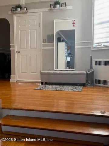 a view of room that has a window