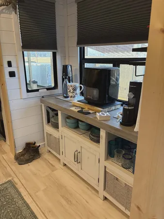 a bathroom with a toilet and shower